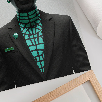 Grafika na ścianę Futurystyczna rzeźba