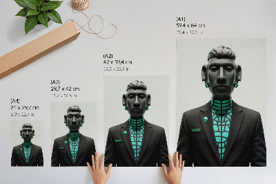 Grafika na ścianę Futurystyczna rzeźba