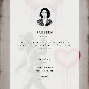 Wydruk na płótnie Niebieskie usta