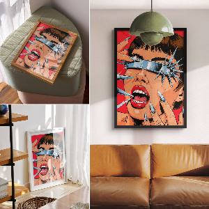 Plakat premium Pop art energia