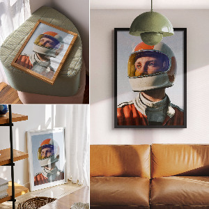 Grafika na ścianę Spojrzenie w kosmos