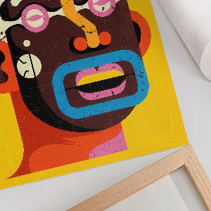 Plakat premium Abstrakcyjny portret