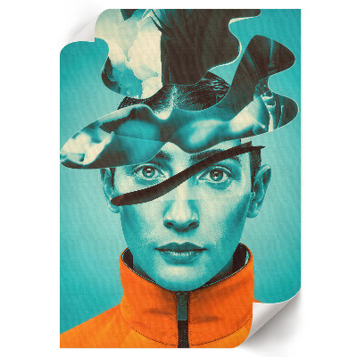 Grafika na ścianę Surrealistyczny portret