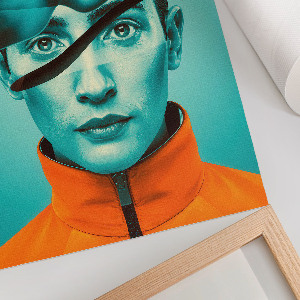 Grafika na ścianę Surrealistyczny portret