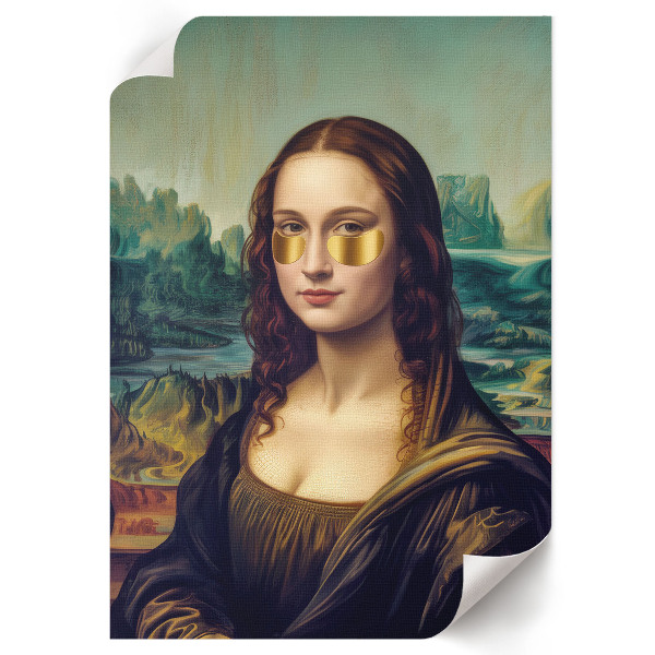 Wydruk na płótnie Współczesna Mona Lisa