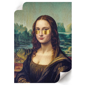 Wydruk na płótnie Współczesna Mona Lisa