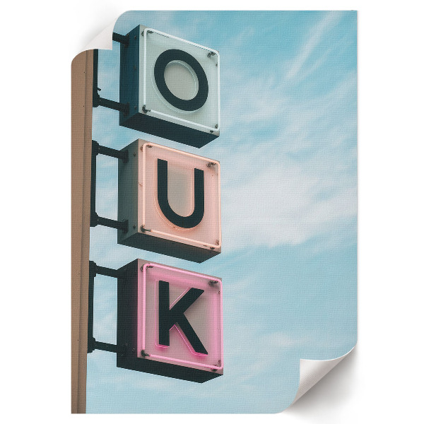 Plakat premium Neonowy szyld