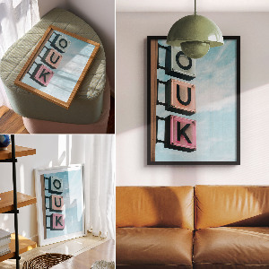 Plakat premium Neonowy szyld