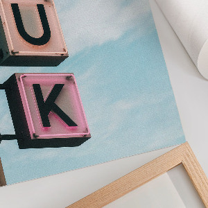 Plakat premium Neonowy szyld