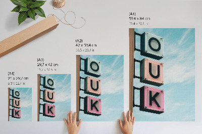 Plakat premium Neonowy szyld