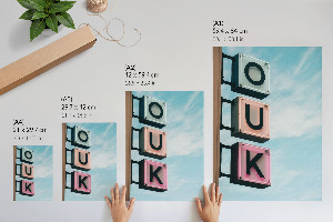 Plakat premium Neonowy szyld