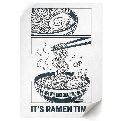 Wydruk na płótnie Ramen komiks