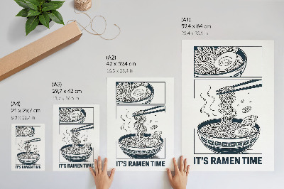 Wydruk na płótnie Ramen komiks