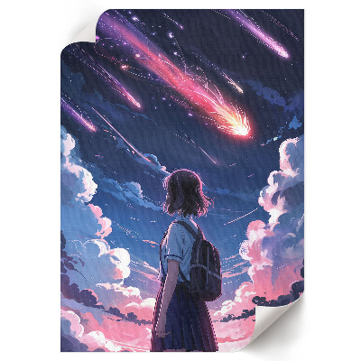 Grafika na ścianę Kosmos anime