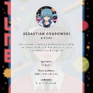 Plakat dekoracyjny Future anime