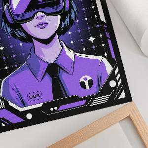 Plakat Futurystyczna wizja