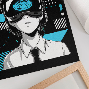 Plakat na ścianę Futurystyczna grafika