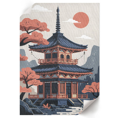 Plakat premium Świątynia w Japonii
