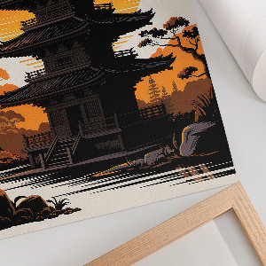 Dekoracyjny plakat ścienny Orientalna świątynia