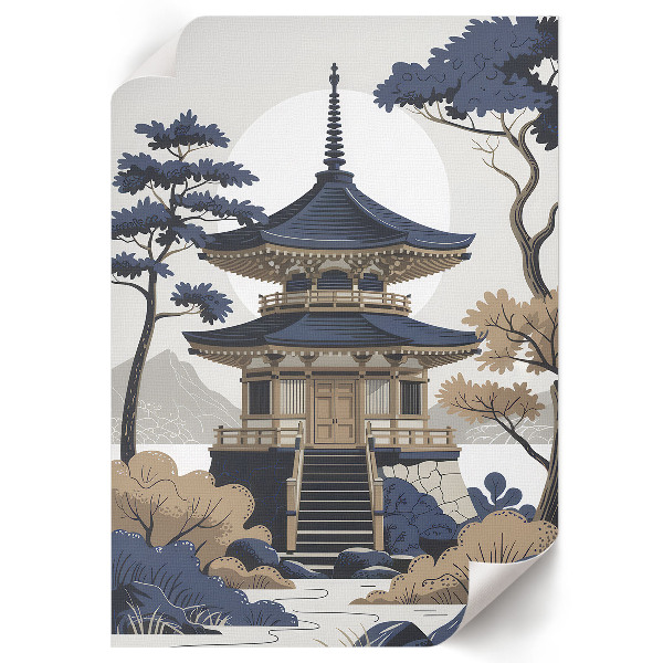 Wydruk na płótnie Japońska świątynia