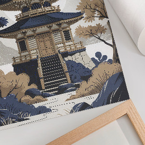 Wydruk na płótnie Japońska świątynia