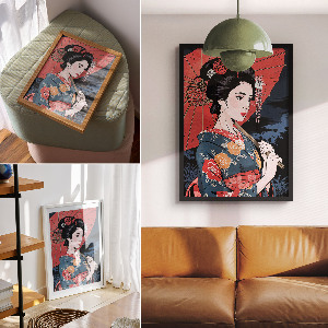 Plakat premium Japońska elegancja