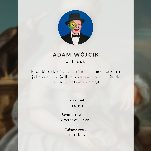 Wydruk na płótnie Mona Lisa z winem