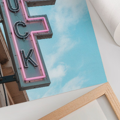 Plakat premium Neonowy szyld