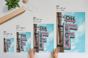 Plakat premium Neonowy szyld