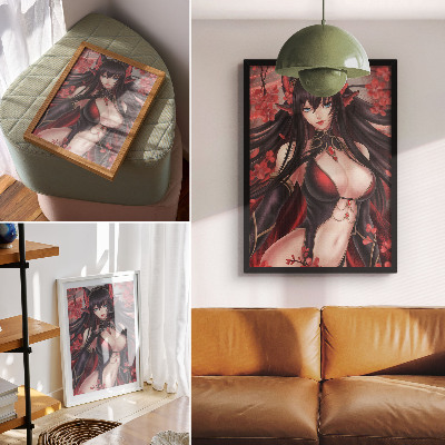 Plakat premium Anime kobieta