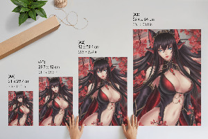 Plakat premium Anime kobieta