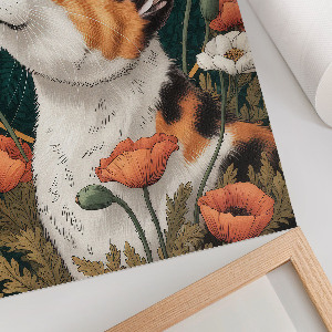 Grafika na ścianę Kocia magia