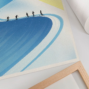 Plakat dekoracyjny Górski plakat