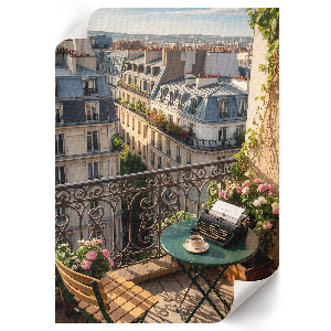 Dekoracyjny plakat ścienny Miejski balkonik