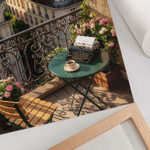 Dekoracyjny plakat ścienny Miejski balkonik