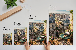 Dekoracyjny plakat ścienny Miejski balkonik