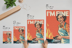 Plakat premium I'm fine