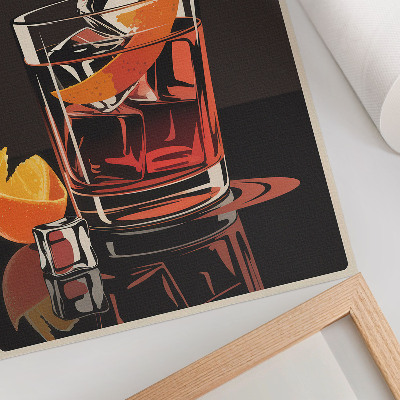 Wydruk na płótnie Negroni drink