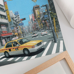 Dekoracyjny plakat ścienny Ryba i miasto