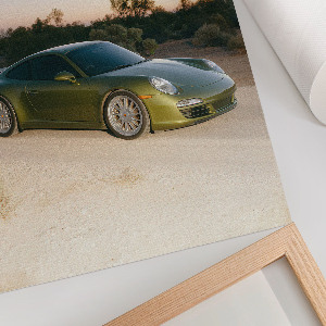 Plakat premium Zielony pojazd