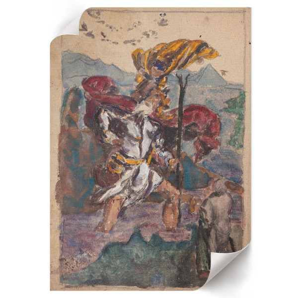 Wydruk na płótnie Święty Krzysztof