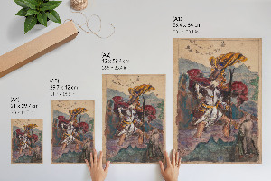 Wydruk na płótnie Święty Krzysztof