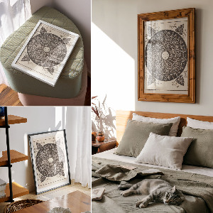 Plakat premium Gałka z medalionem