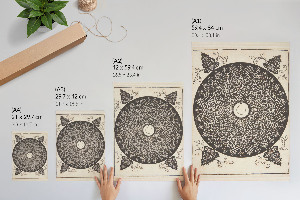 Plakat premium Gałka z medalionem