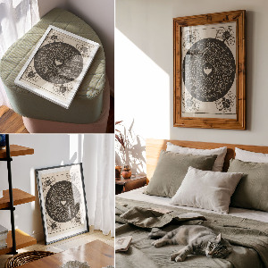 Dekoracyjny plakat ścienny Pierwszy węzeł