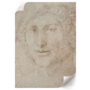 Plakat premium Głowa młodzieńca