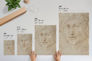 Plakat premium Głowa młodzieńca