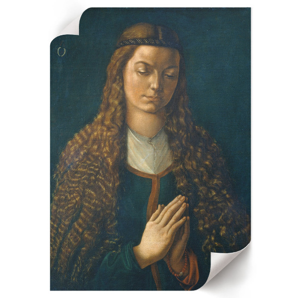 Wydruk na płótnie Portret młodej kobiety