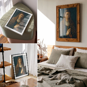 Wydruk na płótnie Portret młodej kobiety