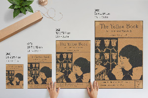 Wydruk na płótnie Okładka Żółtej Księgi
